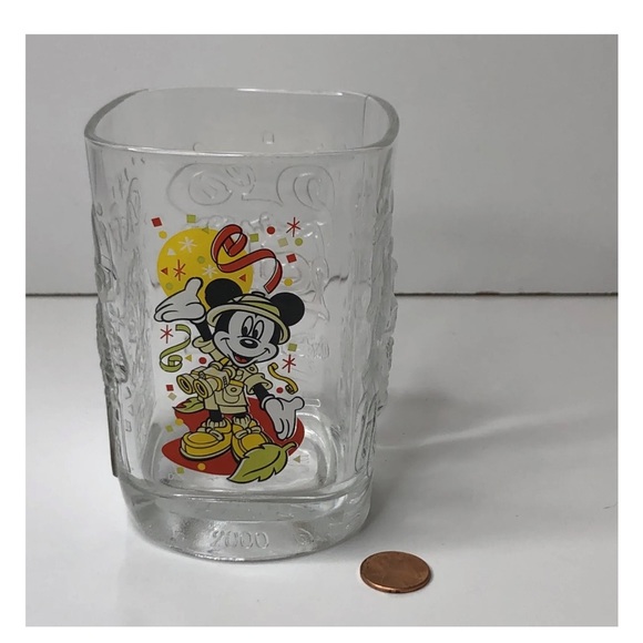 Walt Disney World McDonalds Collectible Glass 2000 Mickey Animal Kingdom - Picture 8 of 12